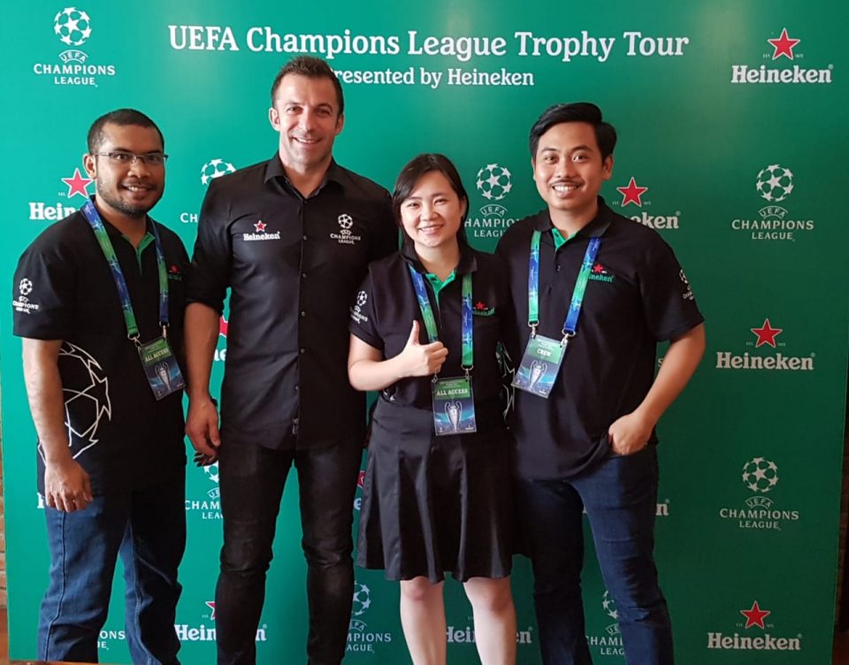 UEFA Champions League Trophy Tour Indonesia - Del Piero